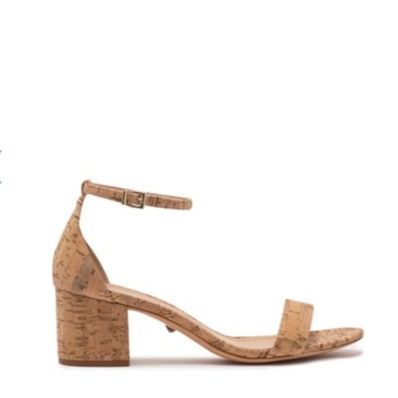 SCHUTZ Shoes - Schutz cork block heel sandal size 9.5